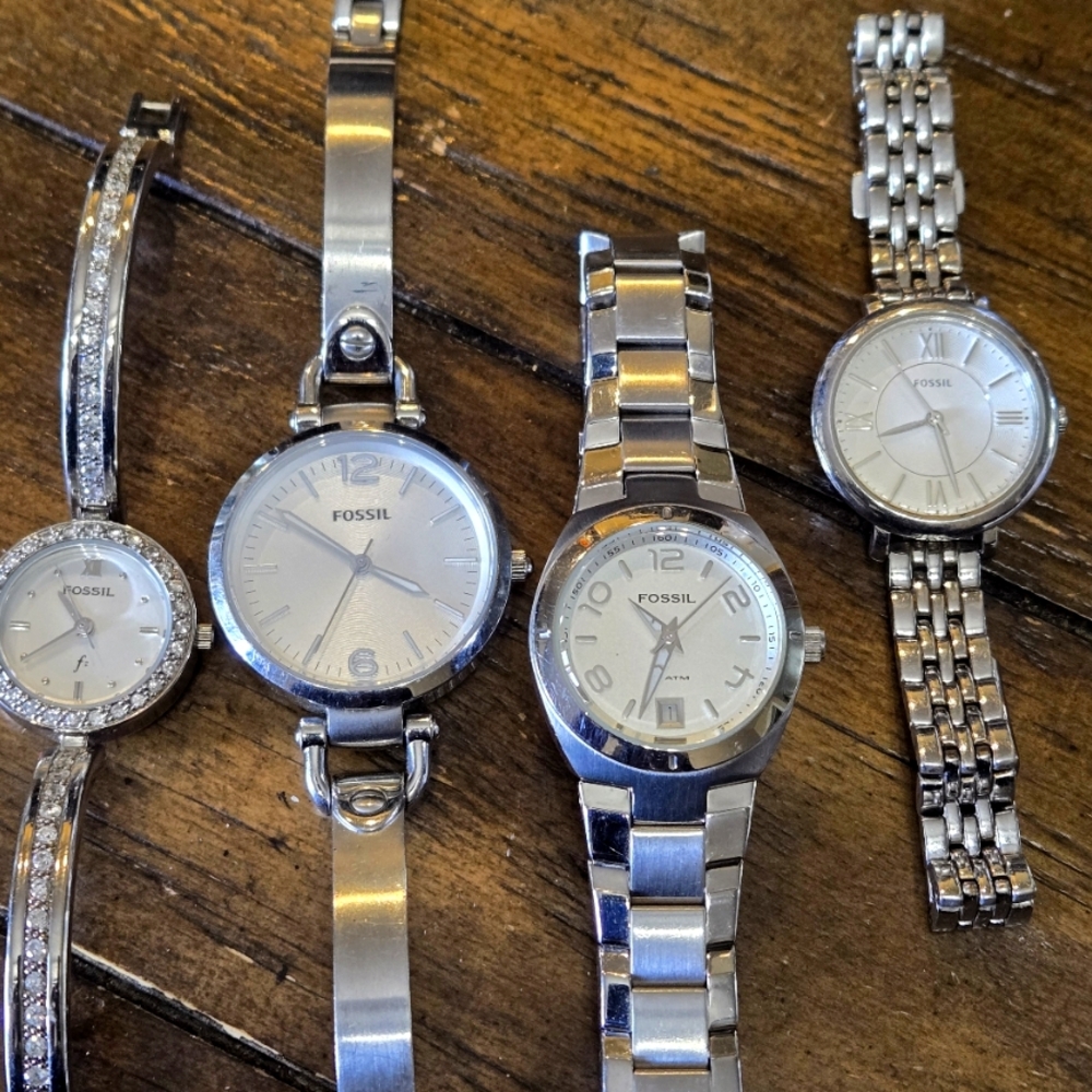 Fossil Silver Watch Collection